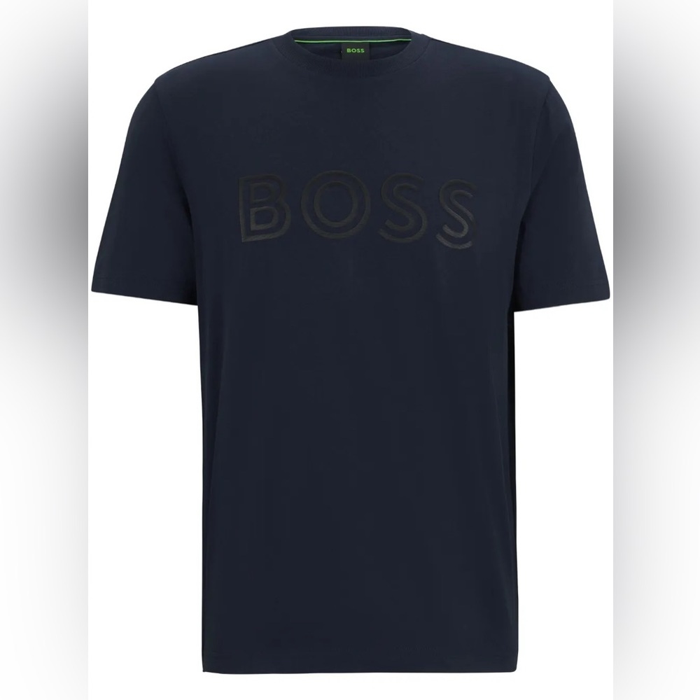 BOSS Logo Embossed T-Shirt Black XXL Regular Fit